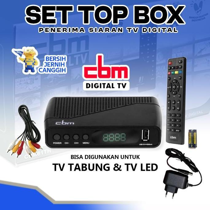 STB TV Digital Termurah DVB-T2 Decoder Receiver Set Top Box TV Premium Support Semua TV