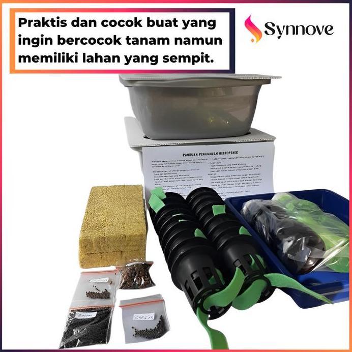 Paket Hidroponik 18 Lubang 2 Bak LENGKAP Rockwool Hidroponik Paket Hidroponik Pemula Lengkap murah