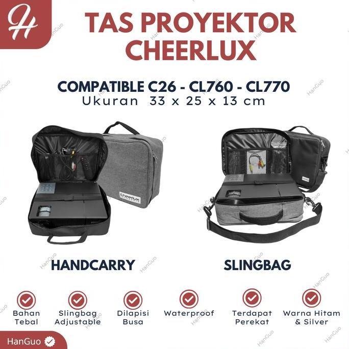 Tas Proyektor Cheerlux Cl770 Waterproof Bag Projector Cl770