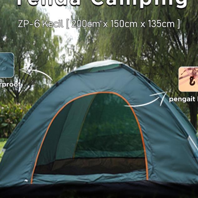 Tenda Gunung Tenda Camping 2 Orang Tenda Outdoor Indoor