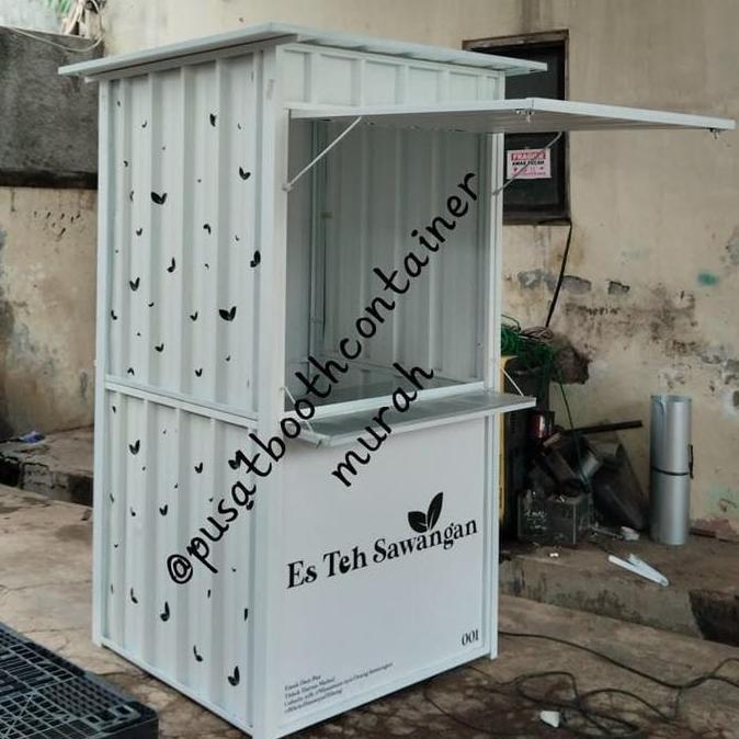 Terlaris Booth Container Es Teh 120X150X200