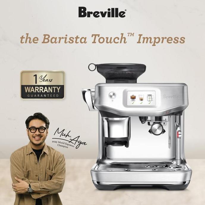 Terlaris Breville The Barista Touch Impress - Mesin Kopi Espresso Otomatis
