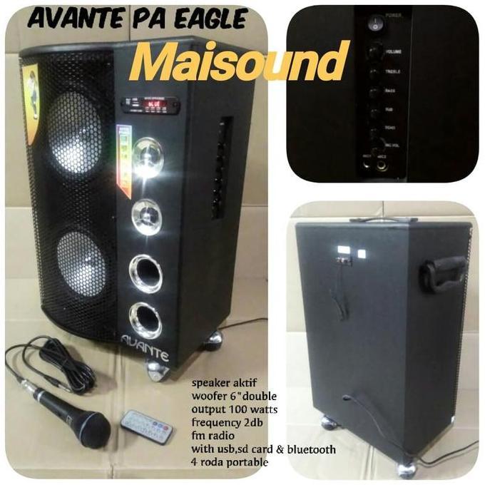 Terlaris Speaker Aktif Avante Pa Eagle 6 Inch