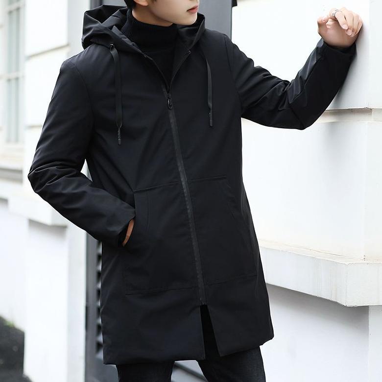 HOT DEALS Jaket Pria Korea Jubah Mantel Panjang Jaket Anime Keren