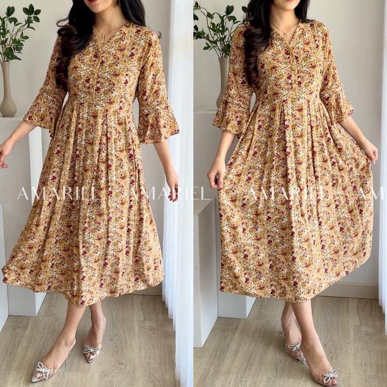 Diskon Amariel Kova Dress Daster Nyaman Bumil Busui Friendly