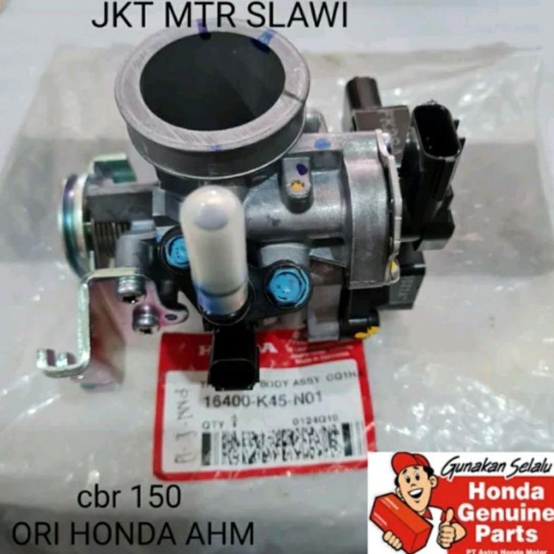 PROMO THROTTLE BODY CBR 150 ORI HONDA AHM ASLI HONDA 16400 K45 N01 AWET