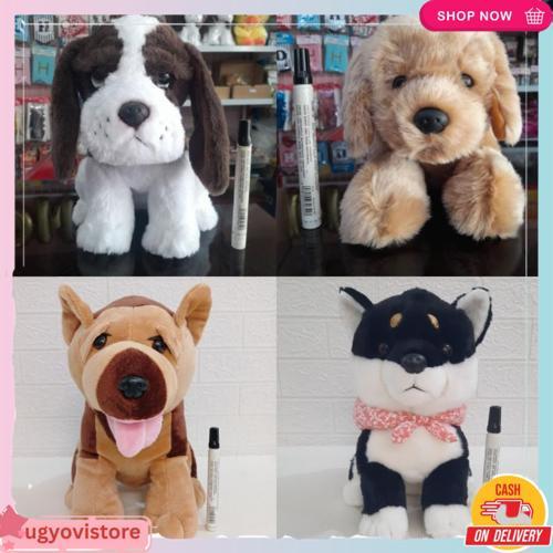 Boneka Anak Anjing Corgi Herder Shiba Inu Rottweiler Golden Retriver Tekel Pudel Poodle Rotweiler La
