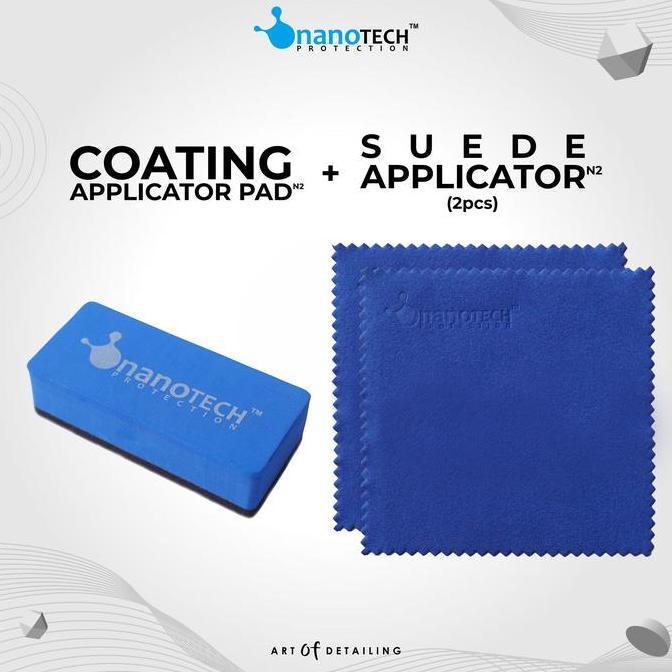 APPLICATOR BLOCK PAD NANO CERAMIC COATING + KAIN SUEDE CLOTH APLIKATOR
