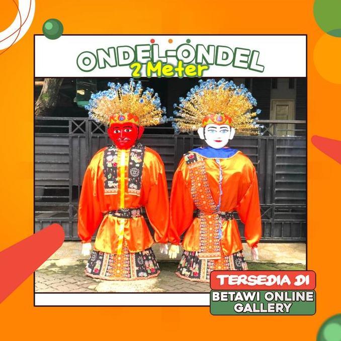 Ondel-ondel 2 Meter / Pajangan Ondel 2 Meter Sepasang