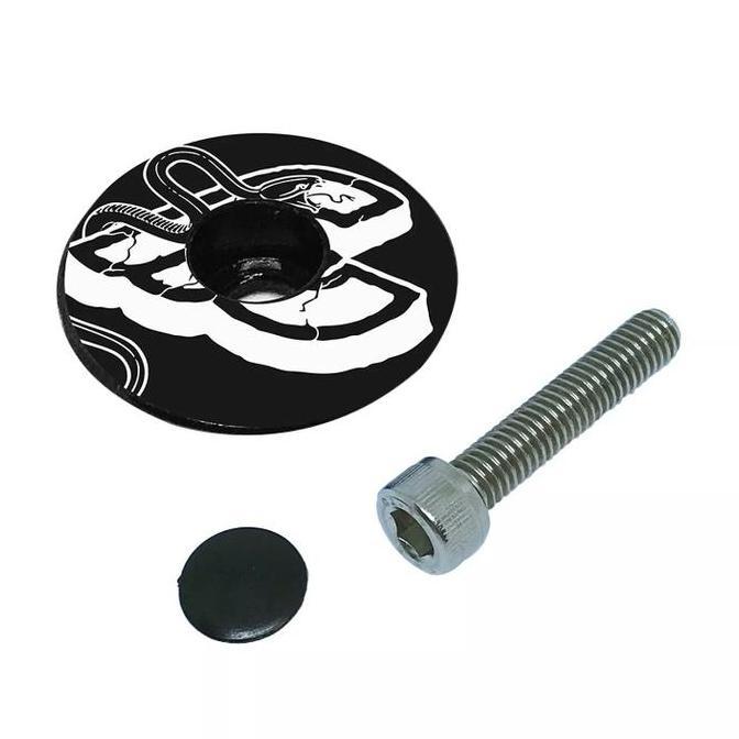 Top Cap Cinelli Tutup Cover Headset Stem Sepeda OS 28 6 mm 1 1/8