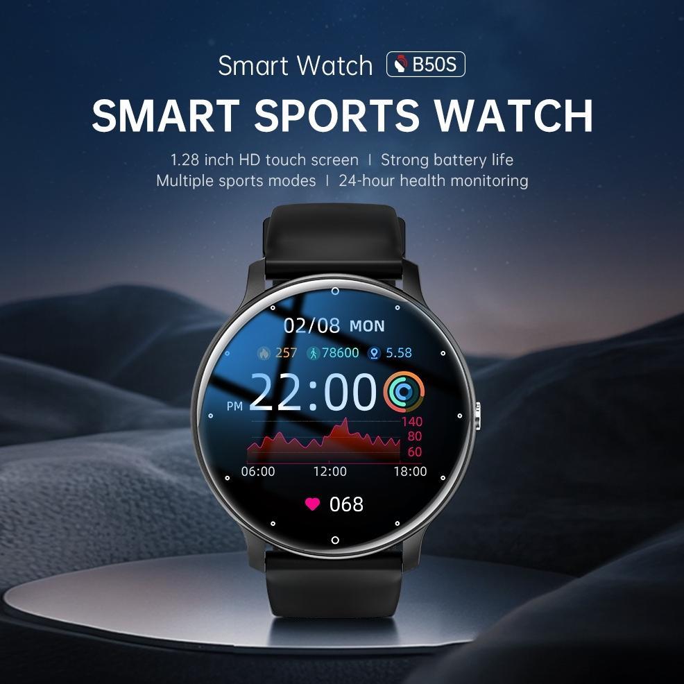 pengiriman cepat BOZLUN B50S Smartwatch Fitness Trackers Smartwatch Wanita IP68 Jam Tangan Smartwatc