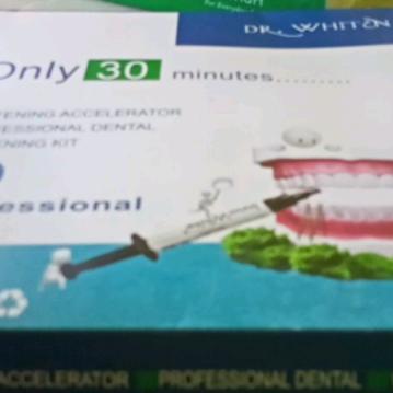 bahan bleaching dr whiten / teeth whitening / pemutih gigi + gum gingi