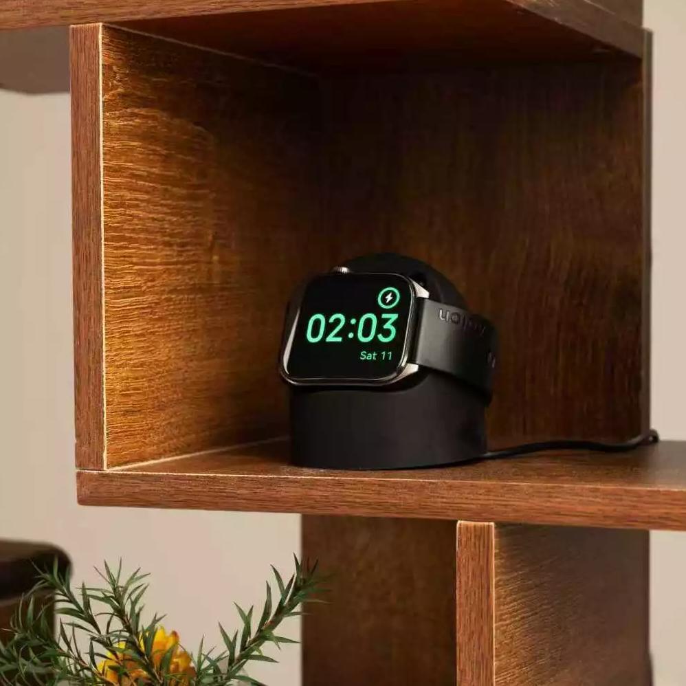 TERBARU Huafit x Aolon Smart Watch dengan Dock Pengisian Daya Silikon Smartwatch Original
