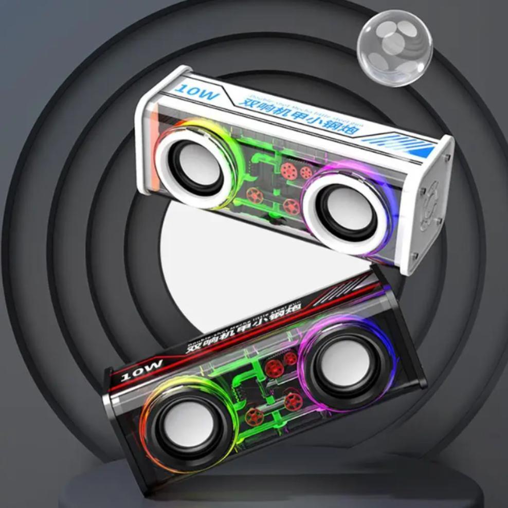 HOT SALE Portable V8 Boombox Wireless Stereo surround Bluetooth Speakers soundbar TWS RGB Lights Hea