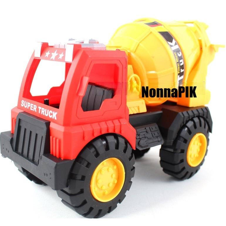 ORIGINAL MAINAN ANAK MURAH POWER MIXER TRCUK AK86 MOBIL MOBILAN TRUK MOLEN KEKINIAN