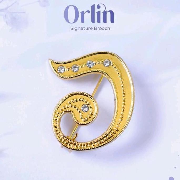 DAFFI HIAB AKSESORIS BROS II Daffi signature brooch Luvi, Orlin & Luxe Zinc Alloy Bross Mewah