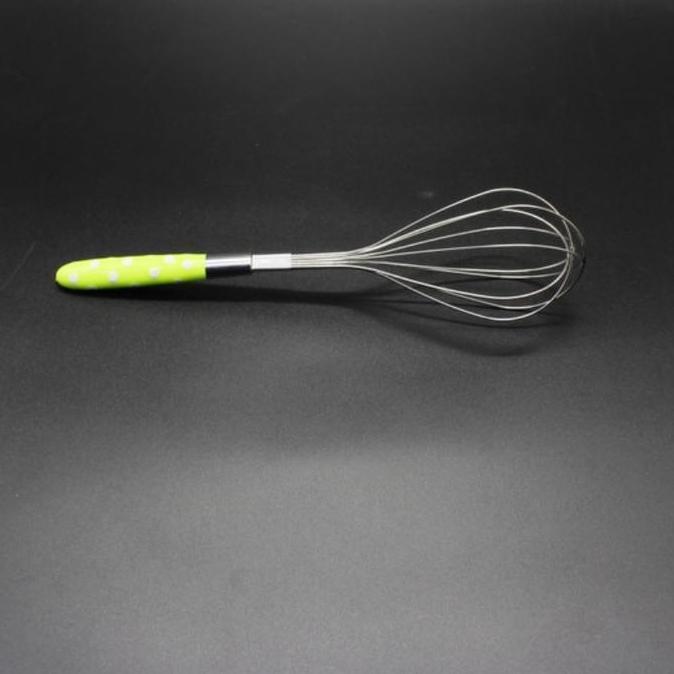 KOCOKAN TELOR Kecil POLKADOT WHISKER PENGOCOK MANUAL MIXER KUE