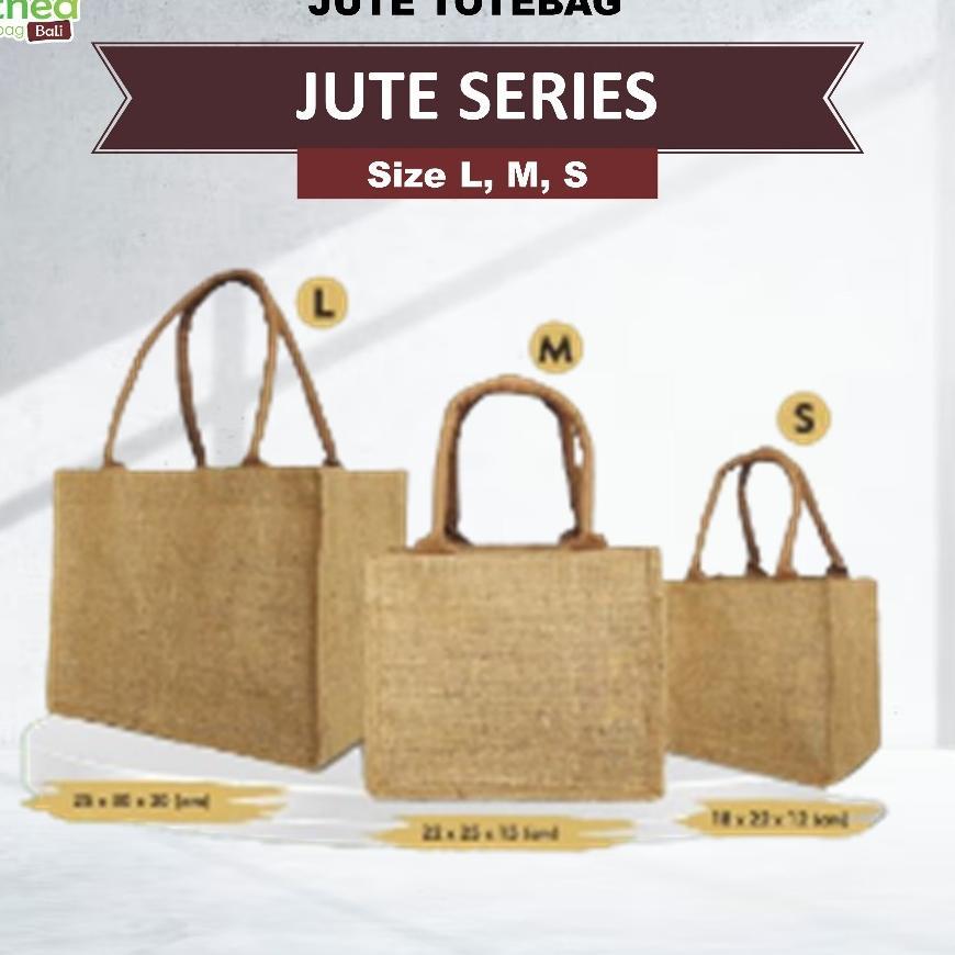 Althea Tas Jute Tote Bag Goni Tas Cantik Goni Tas Karung Goni Goodie Bag Jute Tas Karung Goni Jute