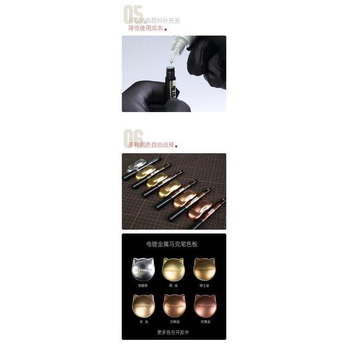 Ready stock Hobby Mio Super Metallic Marker