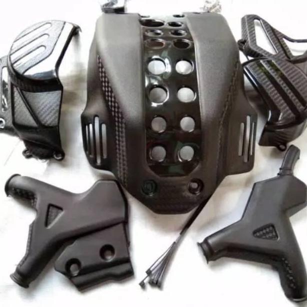 TUTUP MESIN CRF 150L FULL SET / ENGINE GUARD CRF 150L FUL / ENGINE GAT CRF 150 FULL PLASTIK ABS SEPE