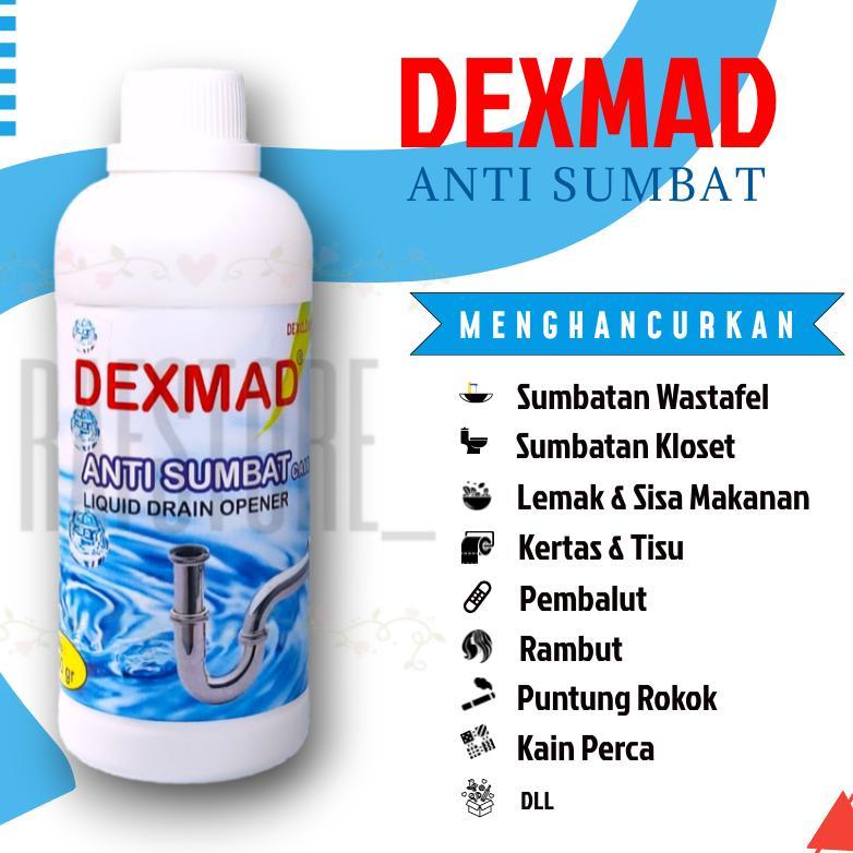 NEW DEXMAD Cair 500ml Obat wc mampet dan tersumbat / obat sumbat wc wastafel kamar mandi saluran air