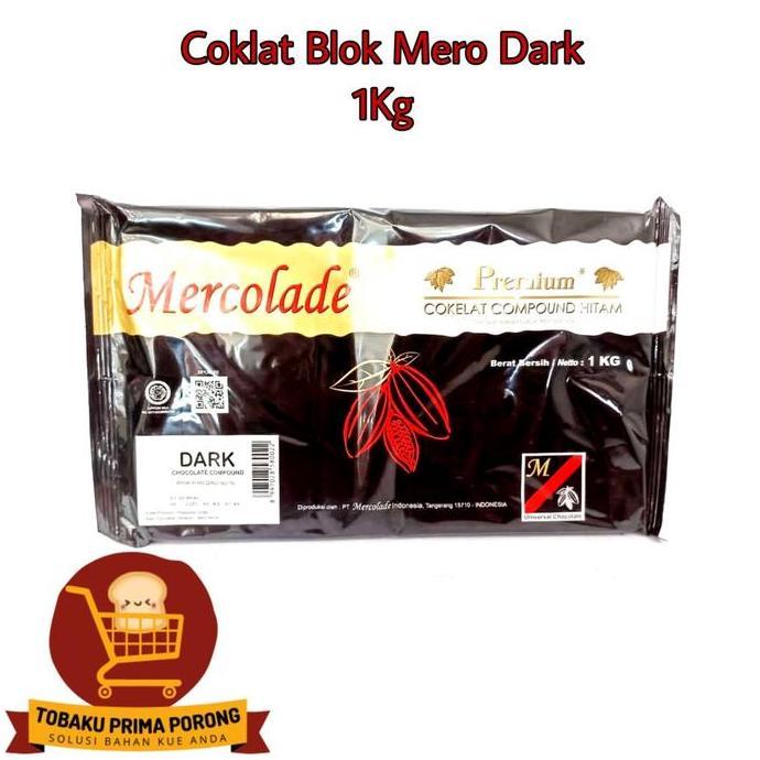 COKLAT BLOK MERCOLADE DARK - 1 KG PREMIUM