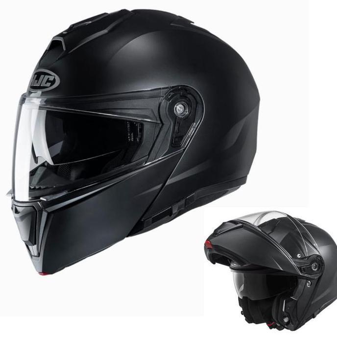HJC i90 MODULAR SEMI FLAT BLACK HJC HELMET