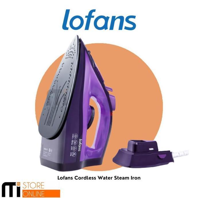 Termurah Lofans Cordless Water Steam Iron 280Ml Gosokan Setrika Uap Tanpa Kabel
