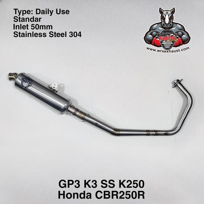 Knalpot WRX GP3 SS K250 CBR250R