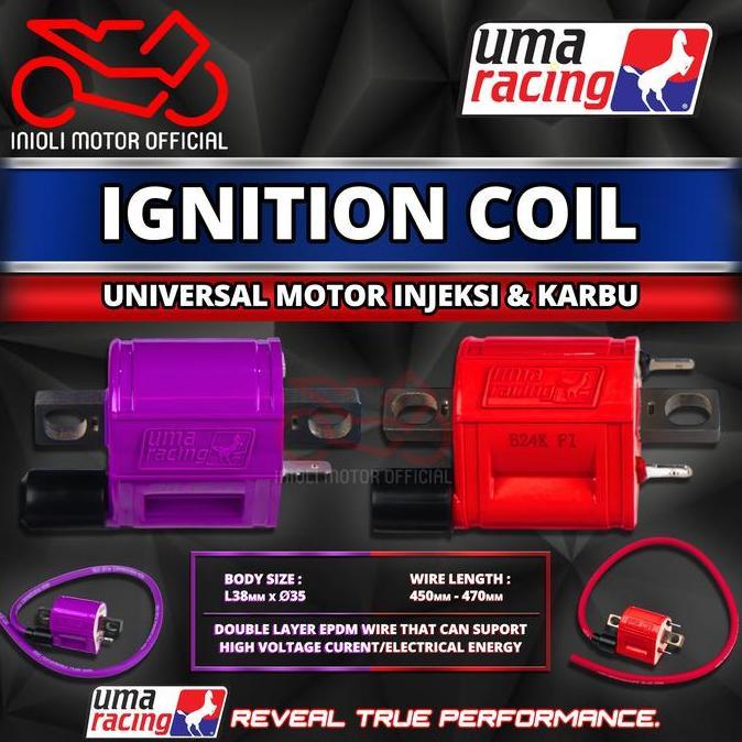 KOIL COIL KUIL UMA RACING MIO SPORTY SMILE CARBU FINO SOUL XEON IGNITION KOIL UNIVERSAL MOTOR KARBUR