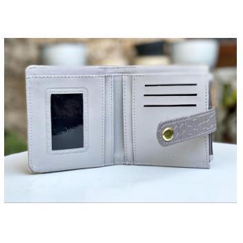 A-Zahra 027  Dompet Genie Croco Kancing / Dompet Mini Kartu / Dompet Croco Lipat Mini / Gempita