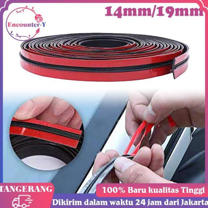 NEZGEFIG Karet Kaca Mobil Strip 200cm/Karet List Kaca Mobil/Segel Karet Mobil