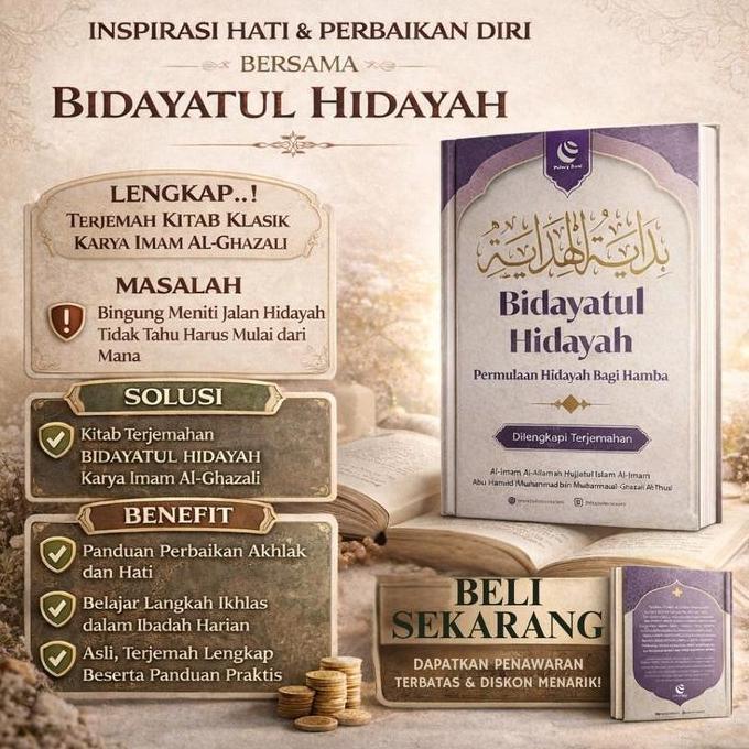asosiaton75 - kitab bidayatul hidayah terjemahan / kitab karya imam al ghazali terjemah / panduan pe