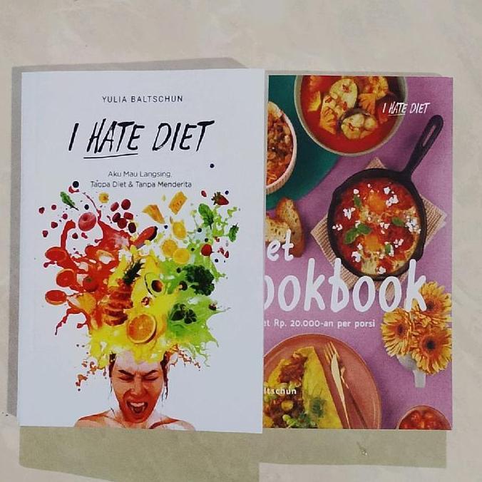asosiaton75 - buku best seller i hate diet & diet cookbook by yulia baltschun resep