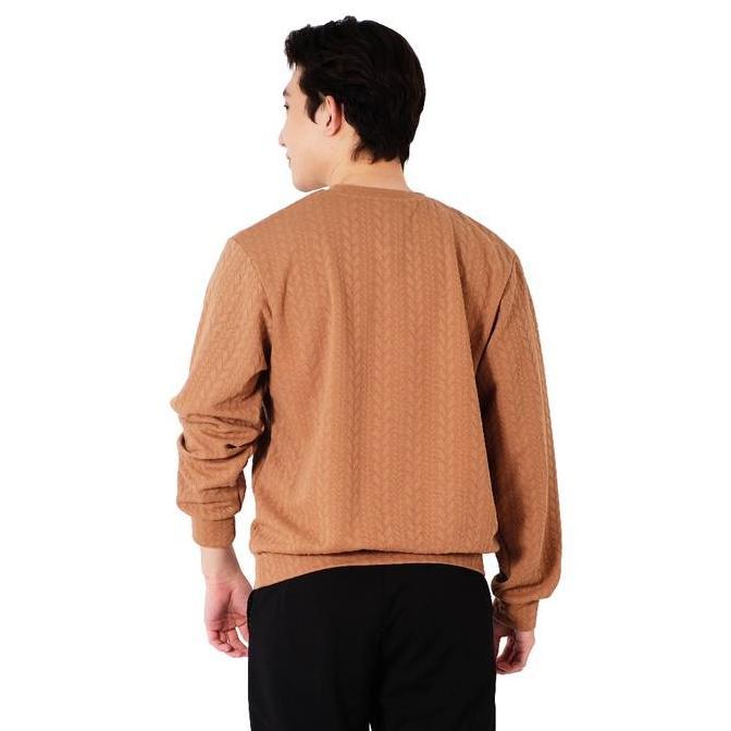 Bless- Poshboy Gibraltar Kaos Lengan Panjang Pria Rna Mocca - Baju Longsleeve - Sweatshirt