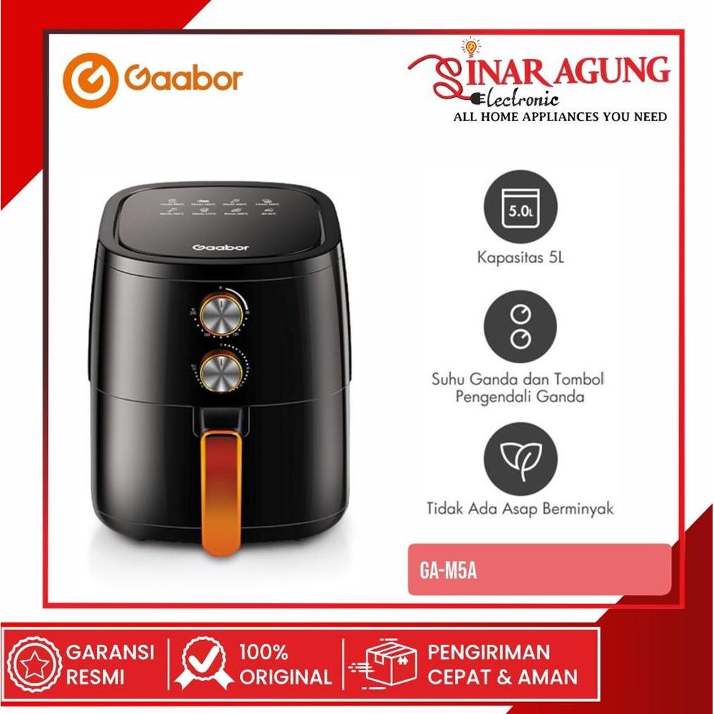 Gaabor Air Fryer 5 L Mesin Penggorengan Tanpa Minyak Ga-M5A