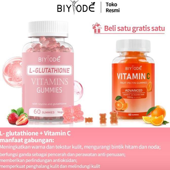 Lindo- Biyode Fda/Halal Glutathione Glutathione+Collagen Drinks/Vitamin/Minyak Lkan/Daun Kelor | Pem