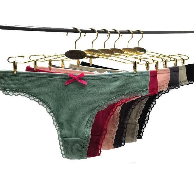 CELANA DALAM WANITA | CD THONG | PREMIUM BAHAN 95% KATUN GARIS LEMBUT 87448