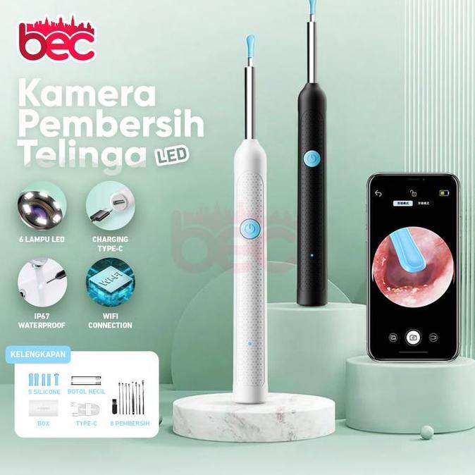 [BEC] Korek Kuping LED Kamera Smart Pembersih Telinga | Korek Kuping Kamera | Korek Pembersih Kuping