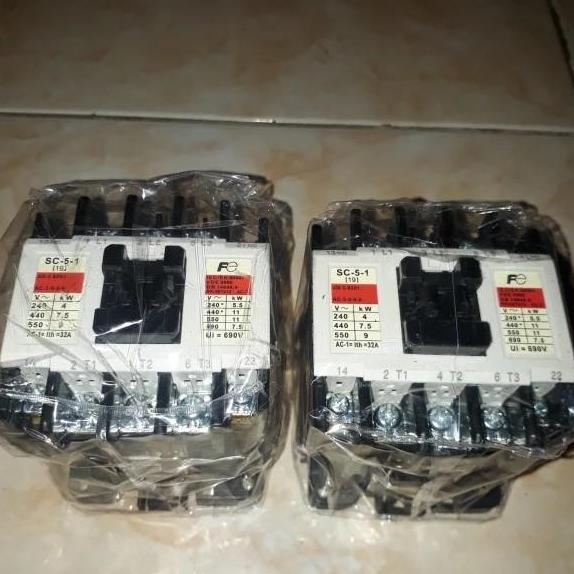 Magnetic Contactor Fuji SC-5-1 Kontaktor fuji SC51 SC 5 1 Magnetik