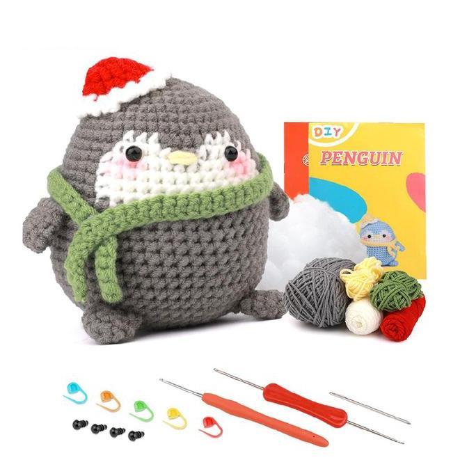 Bear- Diy Crochet Kit Paket Belajar Rajut Pemula