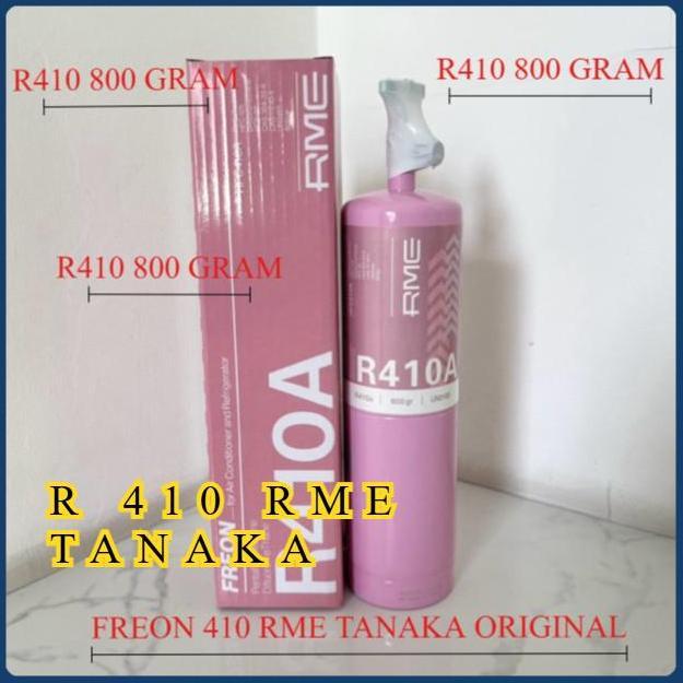 FREON R410A TANAKA/RME KWALITAS DUPONT BERAT 800 GRAM HS27