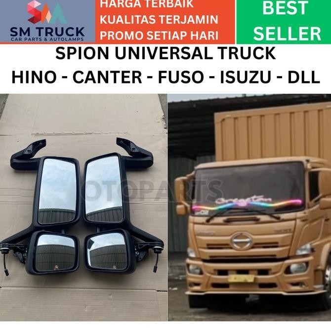 kakangpanji- (VOLVO) SPION SET MODIFIKASI TRUK UNIVERSAL UNTUK HINO LOHAN CANTER FUSO ISUZU GIGA ELF