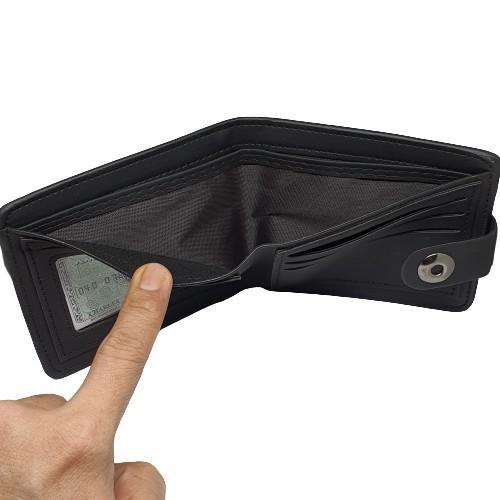 Dompet Pria Cowok Laki Dewasa Bovis Kancing Magnet Seleting Depan Import Original Ori Asli Distro Ke
