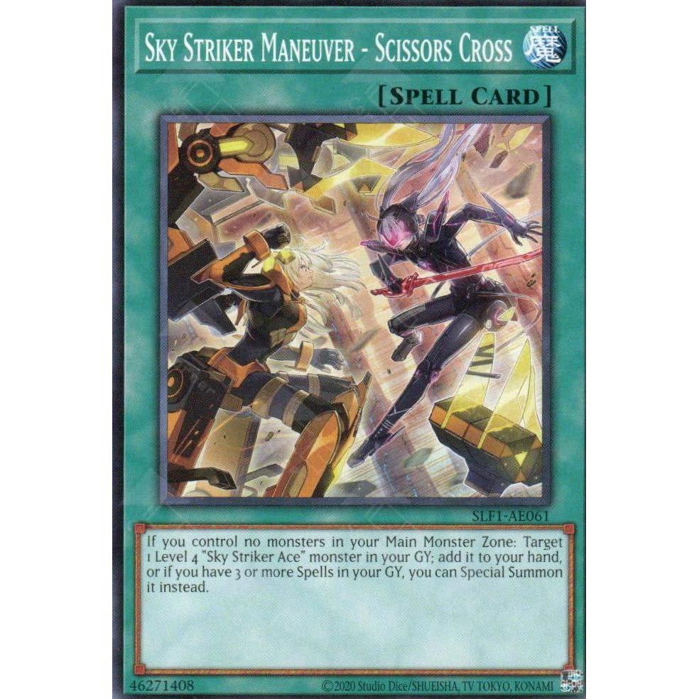 Promo Yugioh Ae Slf1-Ae061 Sky Striker Maneuver - Scissors Cross Cod