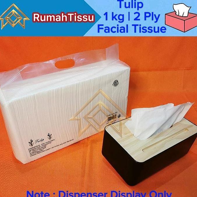 Tisu TULIP Facial Tissue 1 Kg 2 Ply Tisu Wajah 1000 Gram 2 Ply Murah Grosir Promo