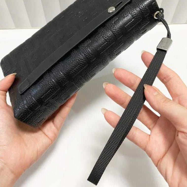 Handbag Tas Tenteng Pria 2 Sleting Bahan Kulit Asli
