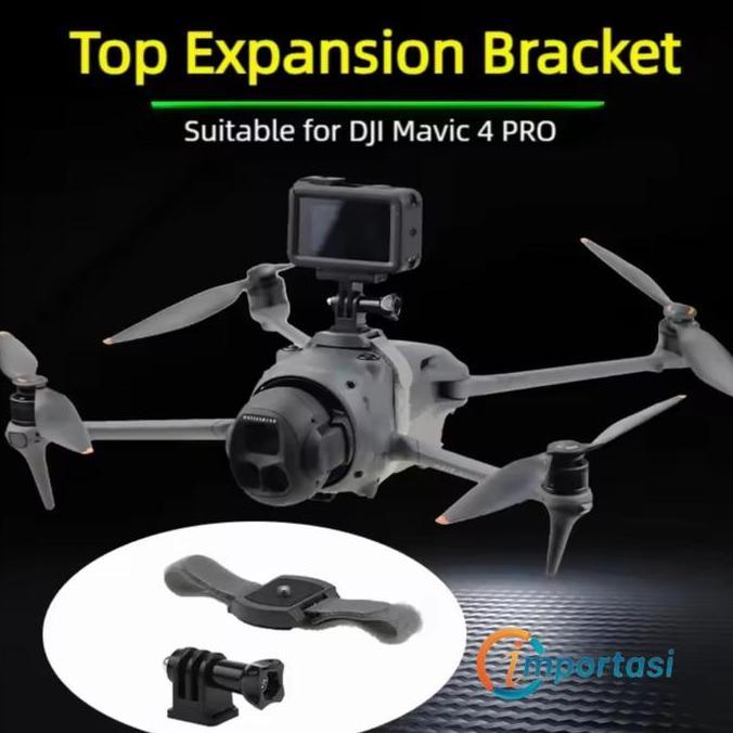 YX Top Expansion Bracket Mount Gopro Insta360 X5 Osmo 360 for DJI MAVIC 4 PRO Mounting Kamera Tas