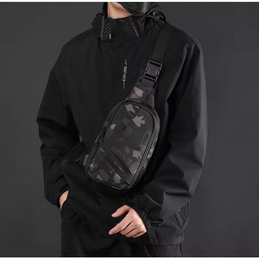 Tas Slingbag Selempang Dada Waistbag Import Waterproof  We Power  #2113
