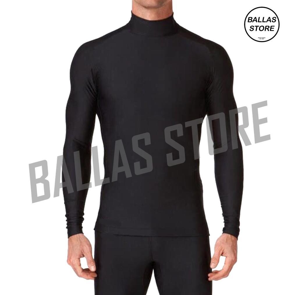 HOT PAKET SETELAN BASELAYER MANSET LEHER TINGGI LEGGING MANSET PRIA DAN CELANA FUTSAL SEPEDA VOLI FI